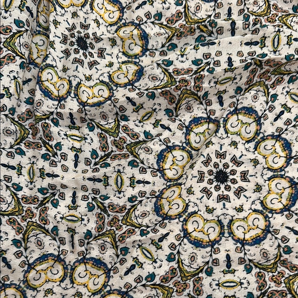 Ella Moss Multicolor Patterned Off-Shoulder Blouse - image 3